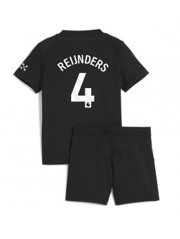 Detské Futbalové oblečenie Manchester City Tijjani Reijnders #4 2025-26 Krátky Rukáv - Preč (+ trenírky)